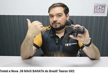 Testei a Nova .38 MAIS BARATA do Brasil! Taurus GX2