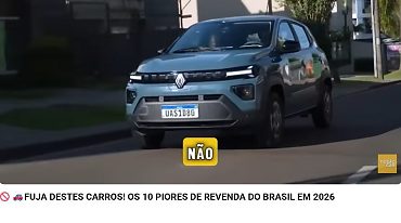 Os 10 piores carros para revenda